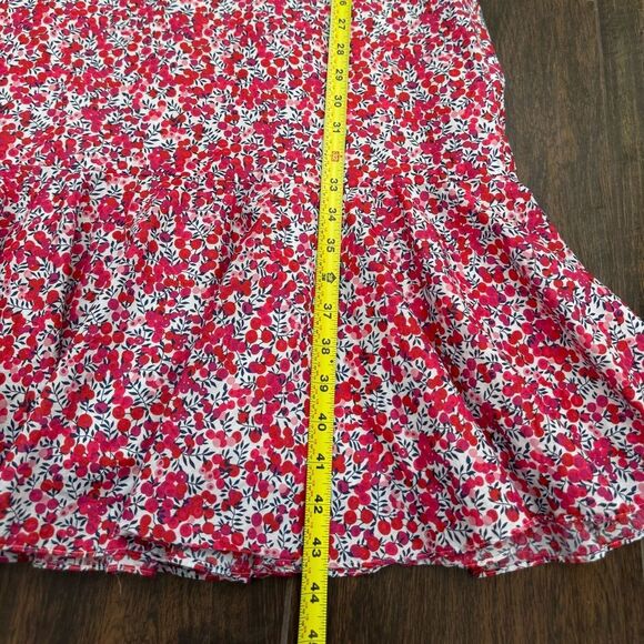 J Crew x Liberty of London Wiltshire Fit & Flare Midi Dress, Floral Berry, Sz 8T - Picture 10 of 17